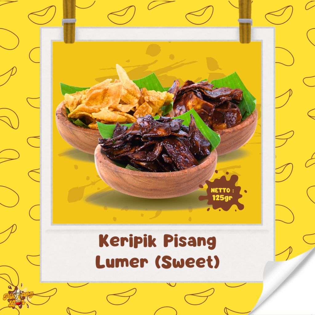 

Piksang Lur Keripik Pisang Lumer Coklat, Dark Coklat, Tiramisu (125 gram)