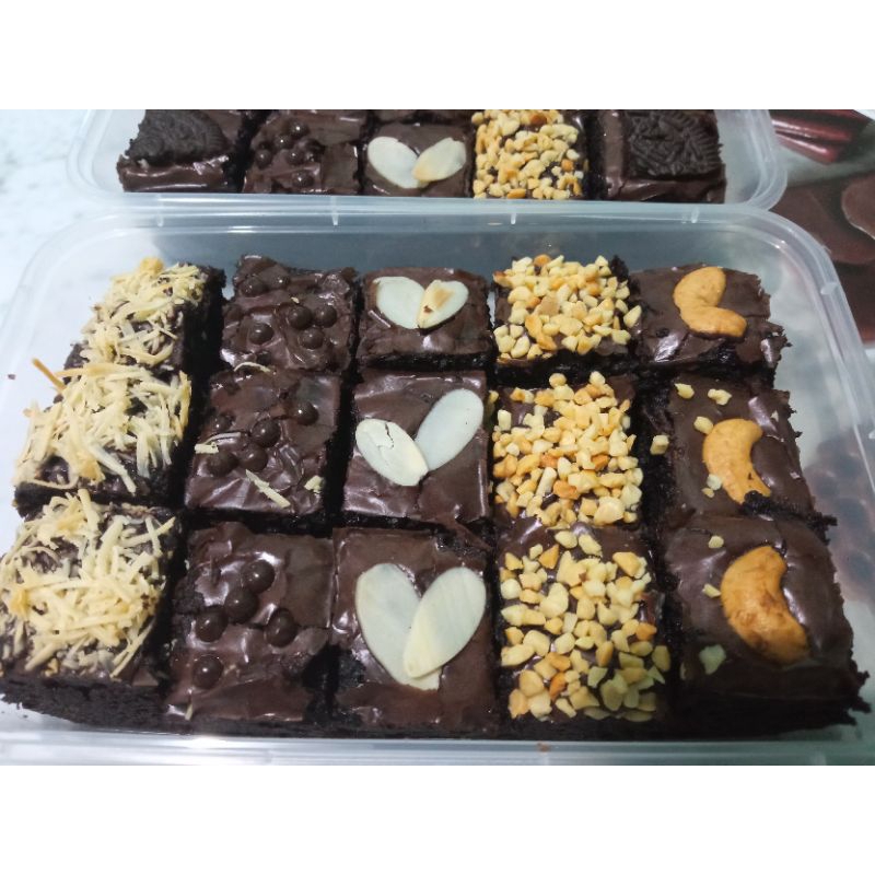 

Brownies Fudgy Brownies nyoklat 15potong