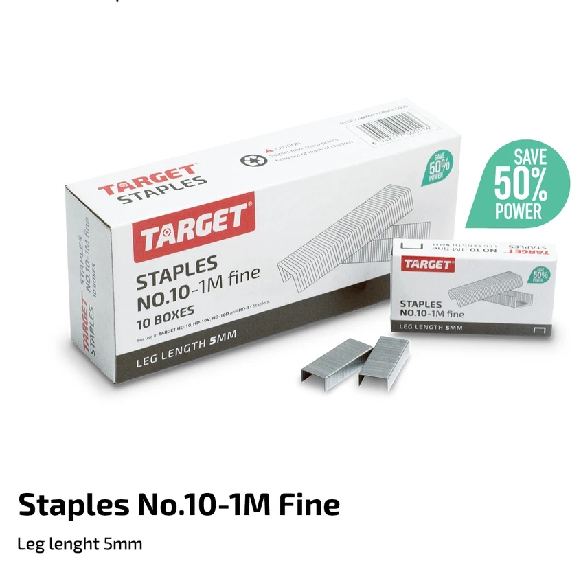 

TBMO (ECER) REFILL STAPLES TARGET NO.10