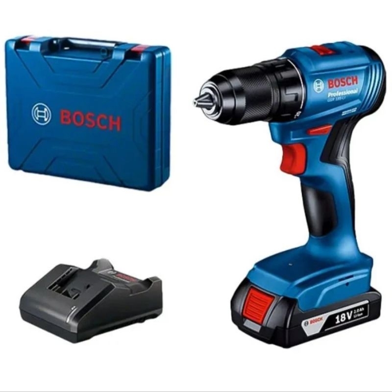 BOSCH GSR 185-LI MESIN BOR BATREI 18V CORDLESS DRILL DRIVER Bosch Gsr 185li