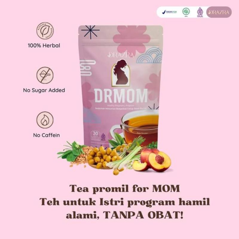 

TEH PROMIL DRMOM 100% Original Produk DRAZRA (Khusus Buat Kamu Yang Lagi Menanti Sang Buah Hati)