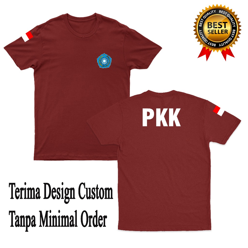 Kaos PKK Pemberdayaan Kesejahteraan Keluarga Baju Distro lengan Pendek