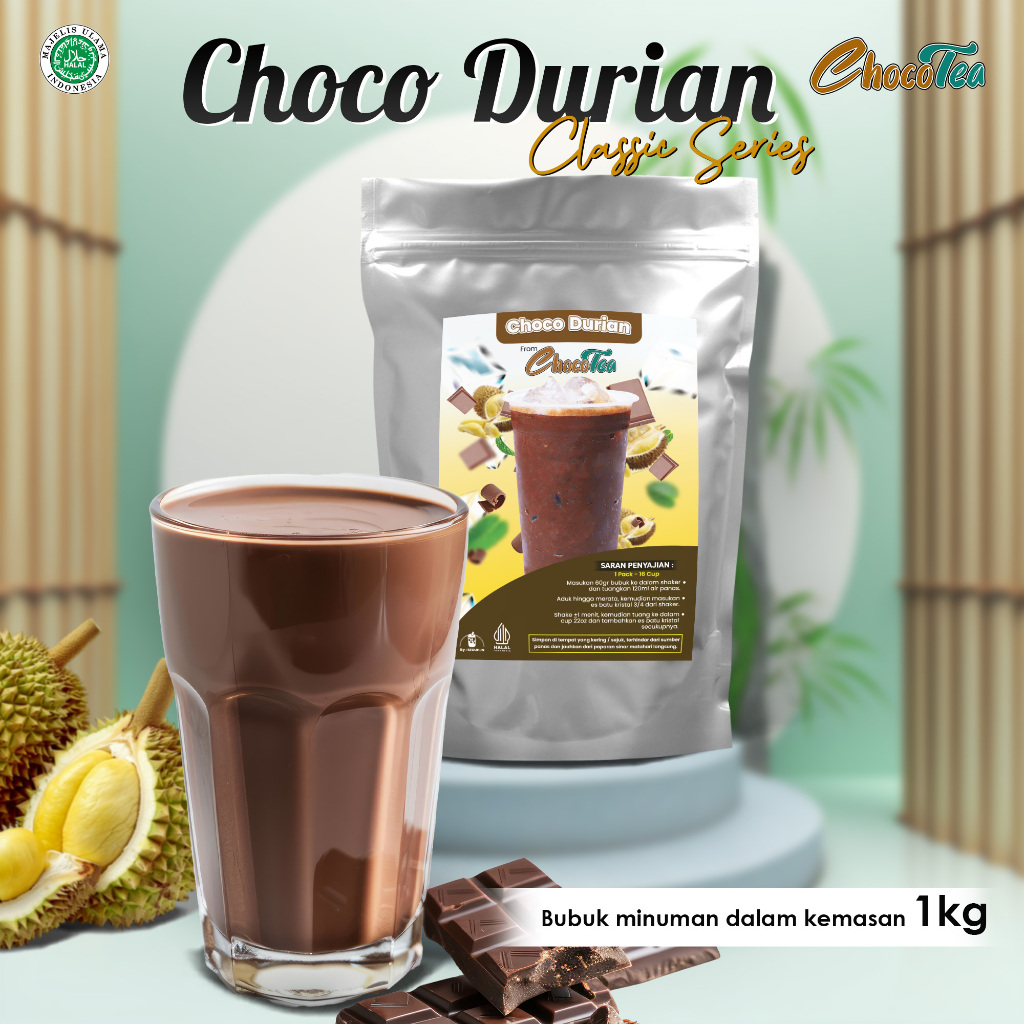 

BUBUK MINUMAN CHOCOLATE DURIAN 1KG / SERBUK SEDUH ANEKA RASA / ICE SHAKE ES KEKINIAN / POWDER CHOCO DUREN CHOCOLATE COKELAT COKLAT TARO MATCHA COOKIES CREAM VIRAL BANYAK PILIHAN VARIAN KEMASAN 1 KG 1000GRAM 1000 GRAM ENAK NIKMAT CREAMY LEZAT SUPPLIER