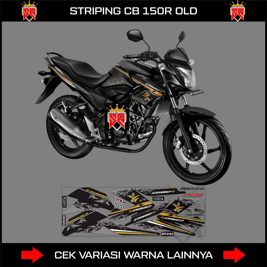 STRIPING CB 150 OLD / DECAL STICKER HONDA CB 150R OLD