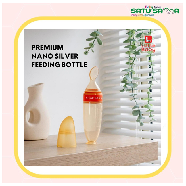 LITTLE BABY PREMIUM NANO SILVER FEEDING BOTTLE