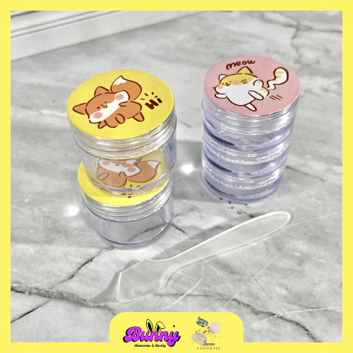 ⭐ LUNA ⭐Cup Karakter 10 Gram / Cup 10 gr / Cup 10 ml / Pot Salep 10 gr / Tempat Softlens