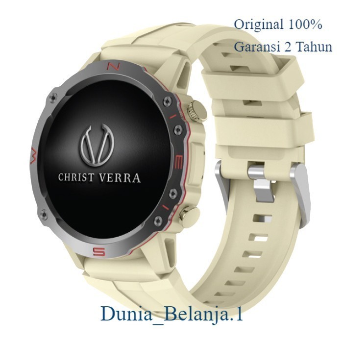 Original 100%!! Christ Verra CV BEYOND 3 III Jam Tangan Smart Watch BEYOND3 beige Garansi Resmi 2 Ta