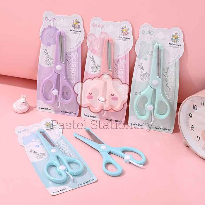 

Simple Pastel Color Kids Scissors - Gunting Anak Lucu