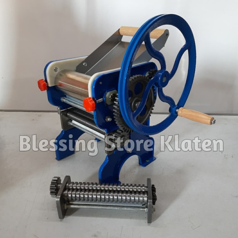 MESIN GILINGAN MIE MANUAL 2 PISAU /MESIN CETAK MIE / NOODLE MAKER 150