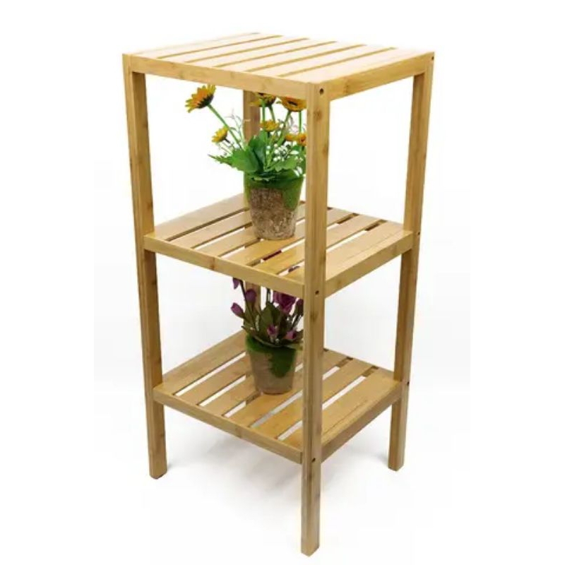 Rak Kayu Serbaguna 3 Tingkat Rak Kayu Rice cooker Rak Kayu Multi Fungsi