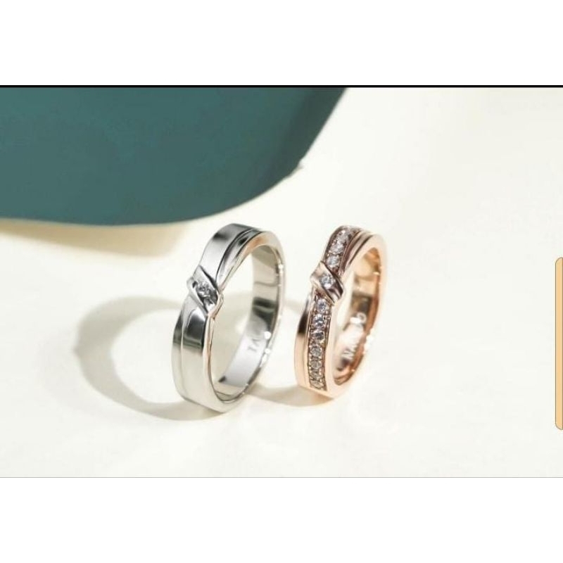 Cincin Kawin Perak 925 Asli Free Ukir Nama