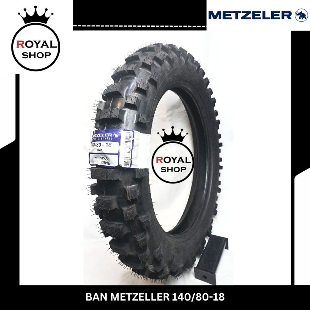 BAN MOTOR TRAIL IMPORT METZELER MCE6 DE 140/80-18 70M 6 DAYS EXTREME SOFT RING 18