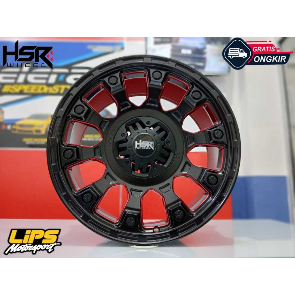 Velg Mobil Ring 18 Model Semi Offroad Hsr Banteng Ring 18 Baut Pajero Fortuner Hilux Triton
