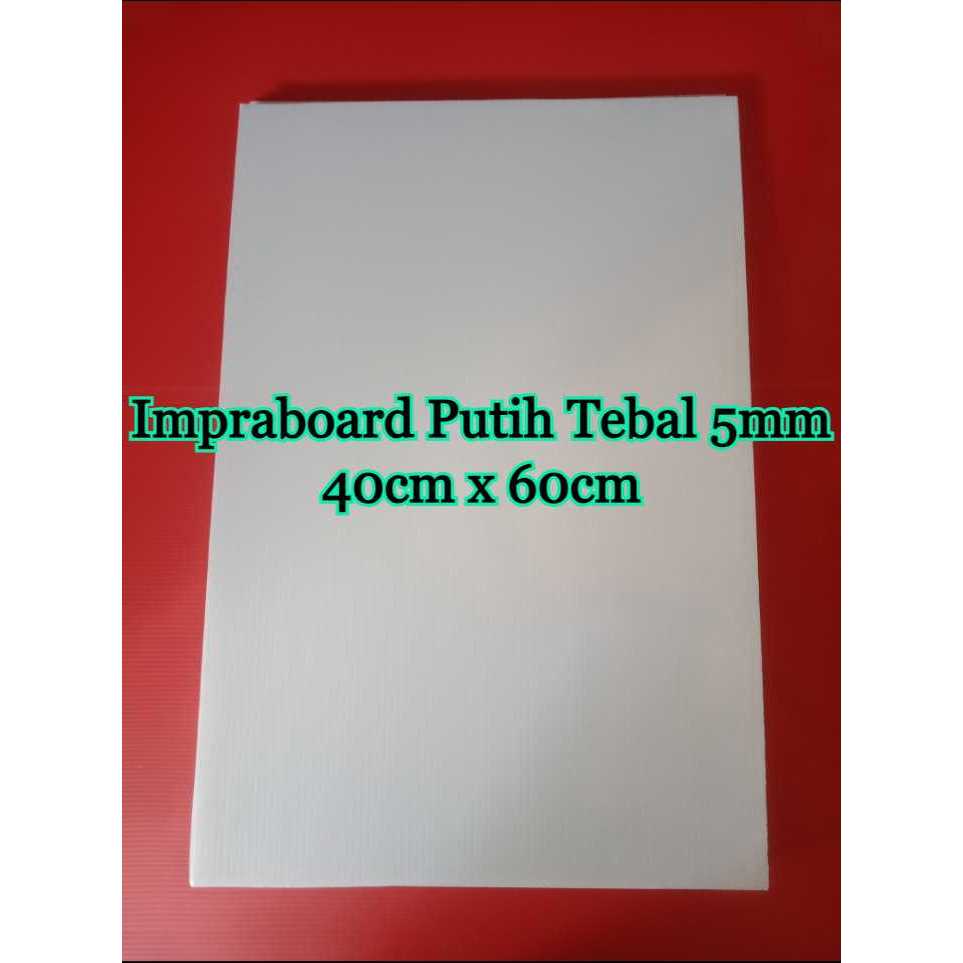 Imfraboard Putih Tebal 5mm 40cm x 60cm