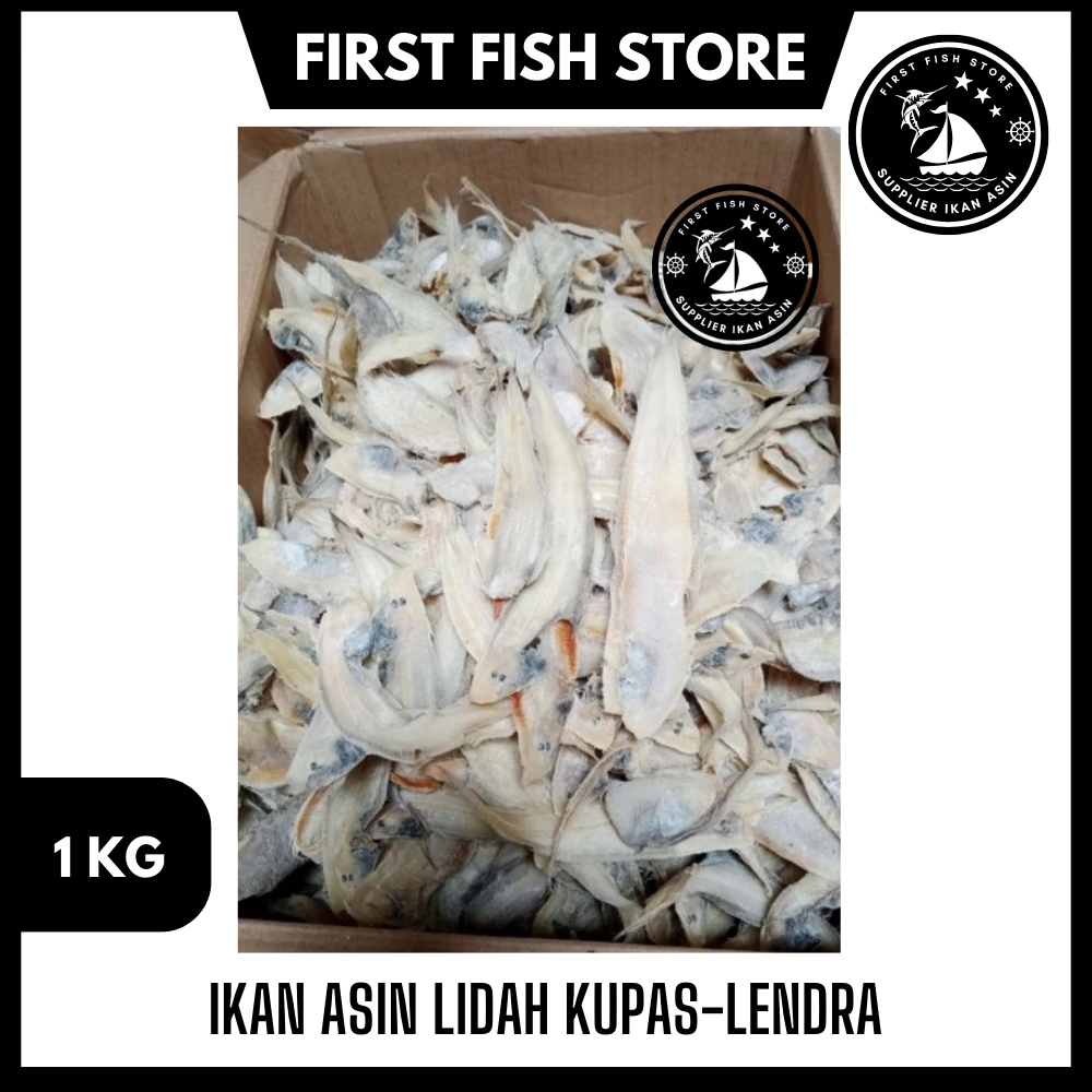 

ikan asin lidah kupas kulit-ilat ukuran kecil 1kg - Terlaris