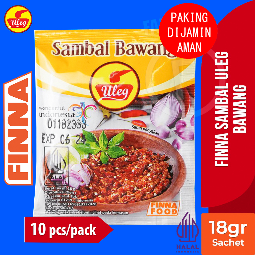 

Finna Sambal Uleg Bawang FANTASIA (JUAL Pack ISI 10 SACHET) PAKING DIJAMIN AMAN