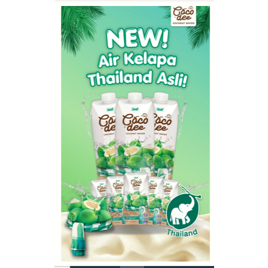 

PROMO !!! CUCI GUDANG | COCO DEE | COCONUT WATER 1000ml | BUY 12 pcs Free 1 pcs