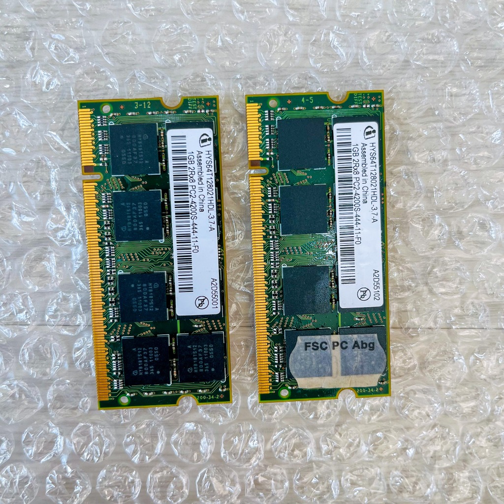 Hynix DDR2 SO-DIMM 1GB HYS64T128021HDL-3.7-A PC2-4200S