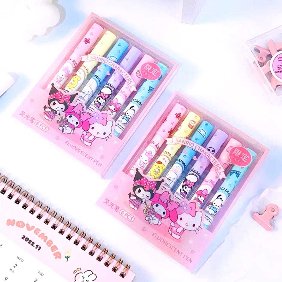 

DJB - Stabilo Pastel Motif Sanrio 6Pcs / Highlighter Colour Cute