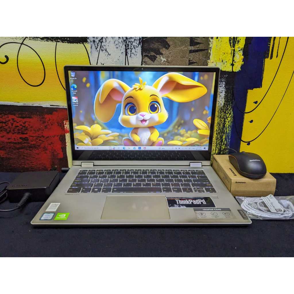 Laptop Tablet Gaming & Design Lenovo IdeaPad C340 Core i5 8265U Ram 8Gb & SSD 512Gb Touch 2in1 Slim