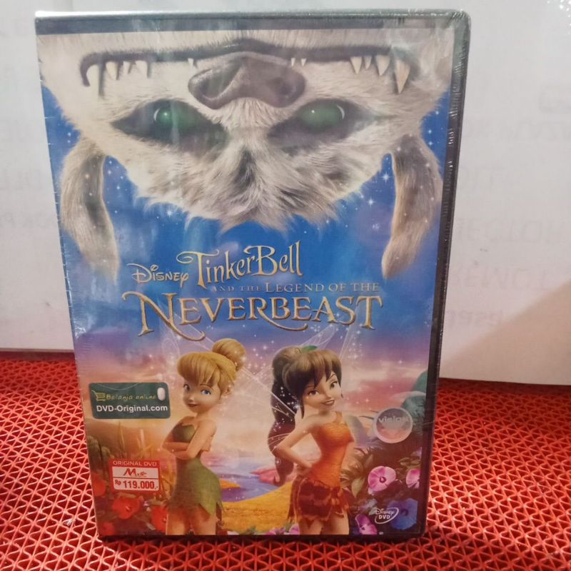 DVD Disney Tinker Bell and the LEGEND OF THE NEVERBEAST 100% ORIGINAL ASLI BARU