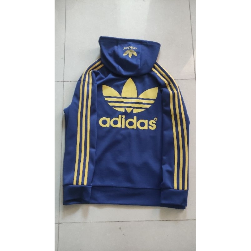 hoodie adidas big logo trefoil