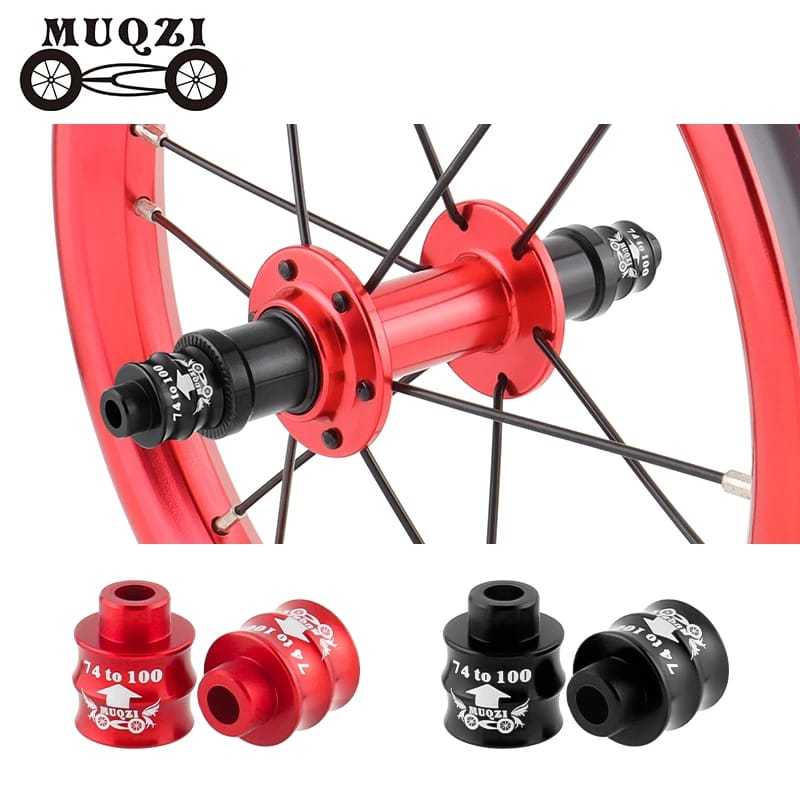 Muqzi Adaptor Hub Depan 74mm to 100mm Converter Extension Sambungan Hub Sepeda Seli