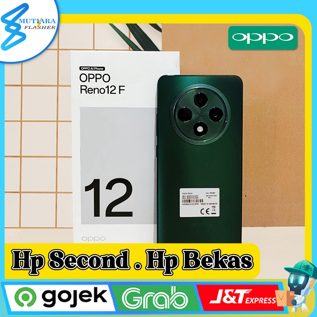Oppo Reno 12F 4G | 5G Ram 8/256GB | Ram 12/256GB | Ram 12/512GB Second Original