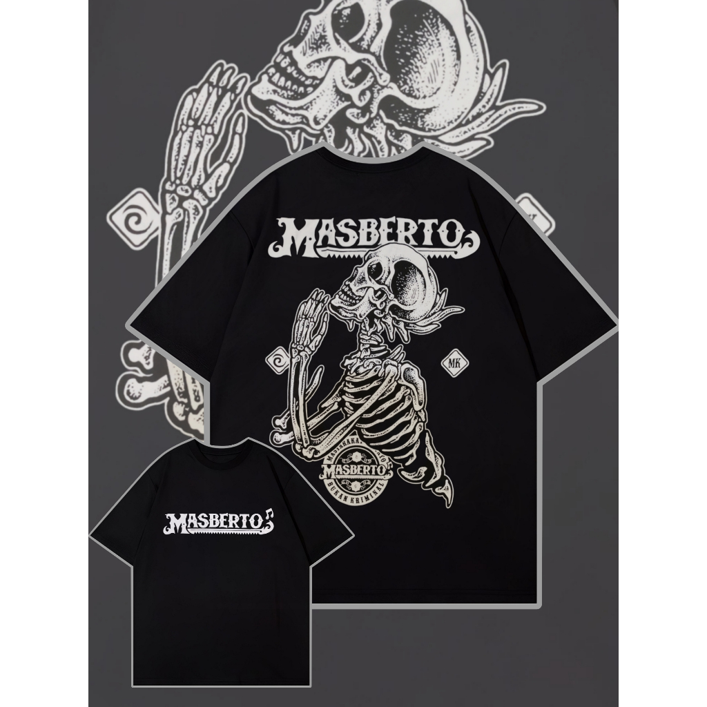 KAOS MASBERTO / MASYARAKAT BERTATO LENGAN PENDEK COWOK CEWEK