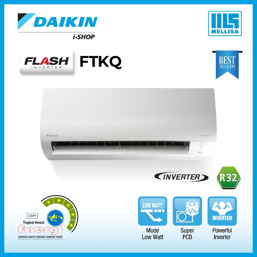 AC Daikin 2,5 PK Flash Inverter