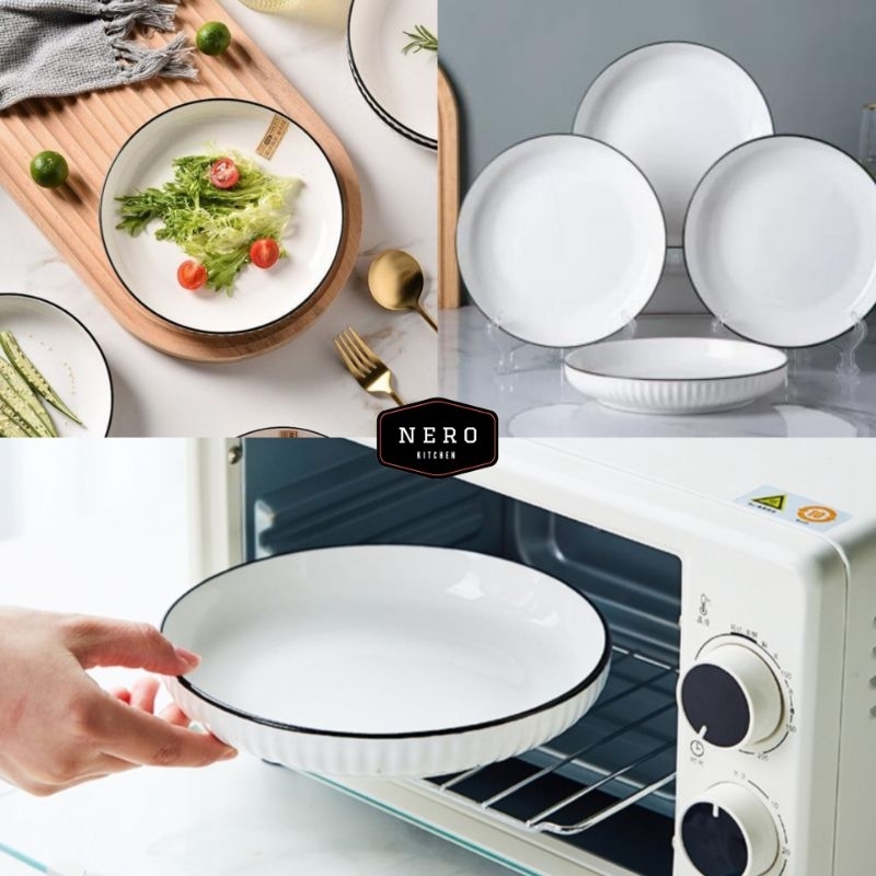 Eternity Plate 20cm / Dinner Plate / Piring Estetik / Aesthetic Plate / Piring Aesthetic / Piring Ma