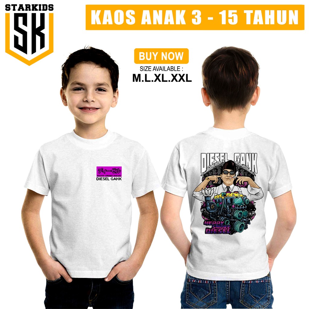 T Shirt Anak DIESEL GANK KAOS DIESEL KAOS JMD POWER DIESEL KAOS TERBAIK VOL 1