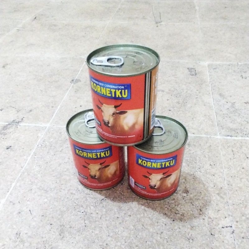 

QH Kornetku Pronas 340g Isi 24 Kaleng Dus / Kornetku Corned Beef Dus 24 X 340g / Makanan Kaleng