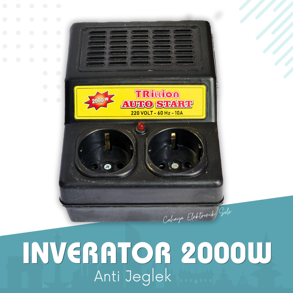 Inverator Soft Start Trillion 2000 W Power 2000W Watt Slow Anti Jeglek