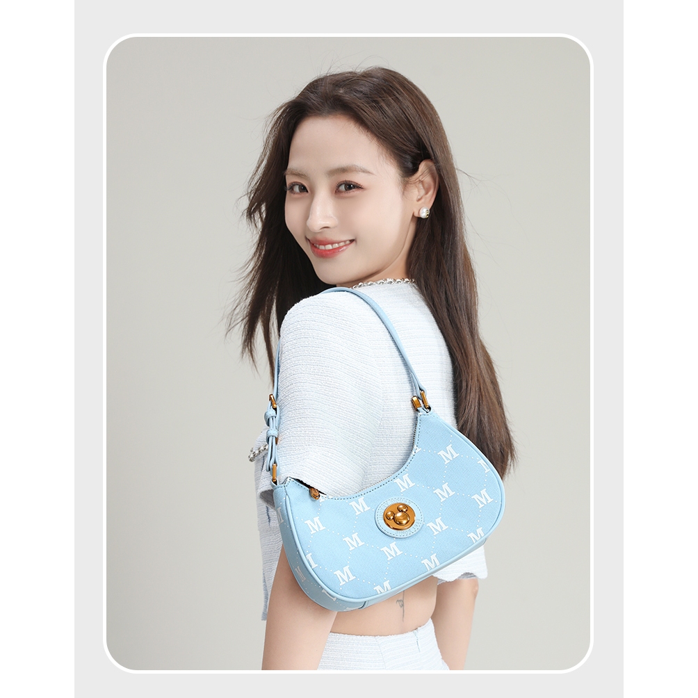 Mesuca Megos Disney Mickey Hobo - Tas Sling Bag Disney Wanita - DHF23866-A6BLU