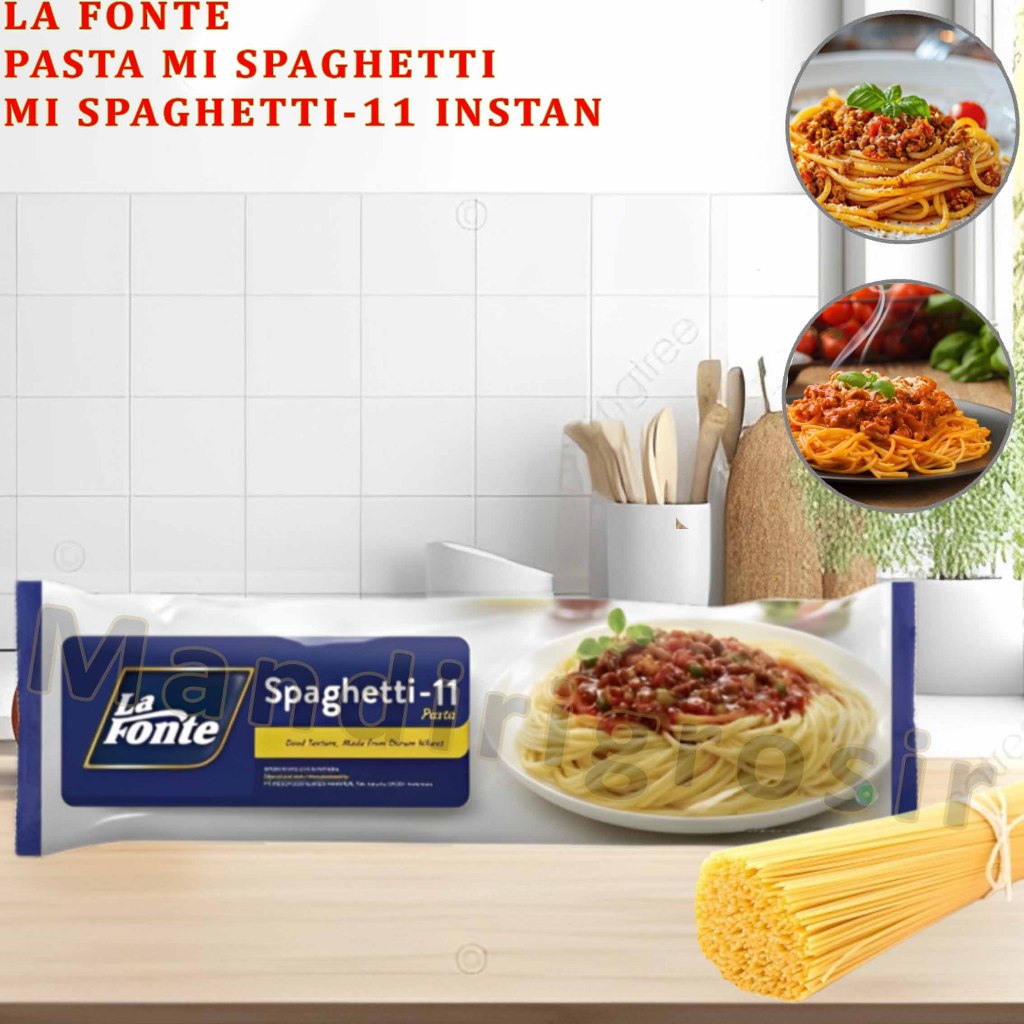 

Pasta Mie Spaghetti * La Fonte * Spaghetti Pasta Instan * 450gr