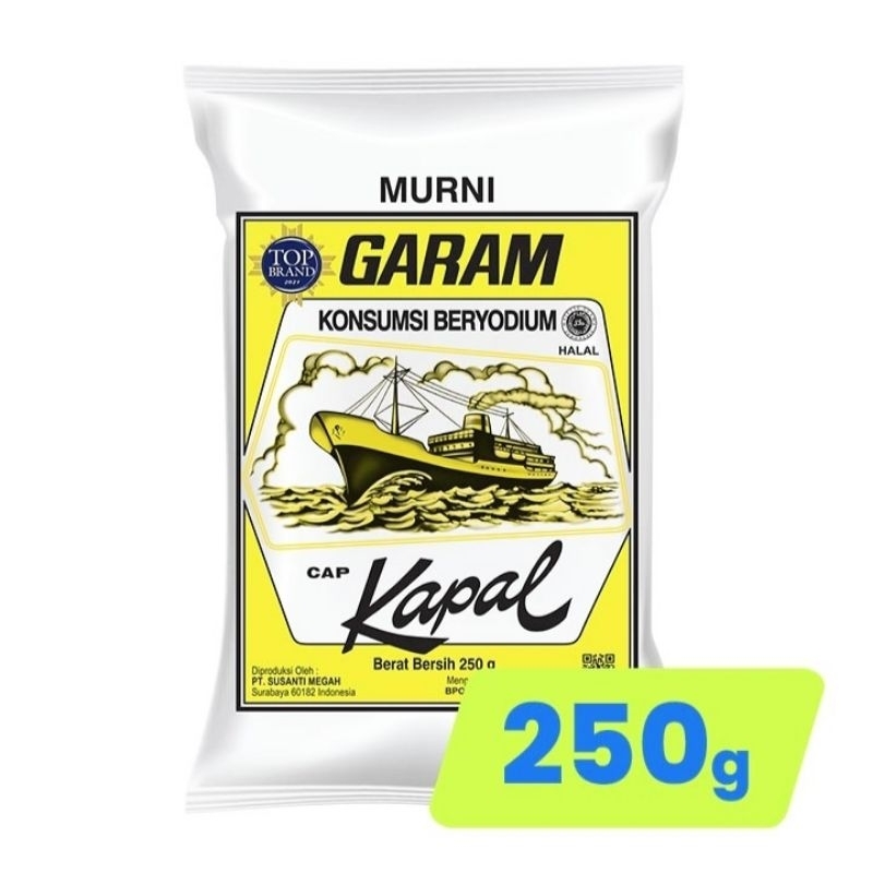 

Garam Cap Kapal 250g 1pcs