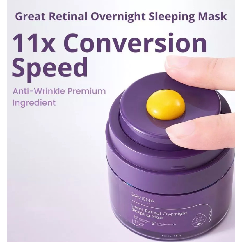 TERLARIS RETINAL DAVIENA SKINCARE GREAT OVERNIGHT SLEEPING MASK | RETINAL DAVIENA SKINCARE RETINAL O