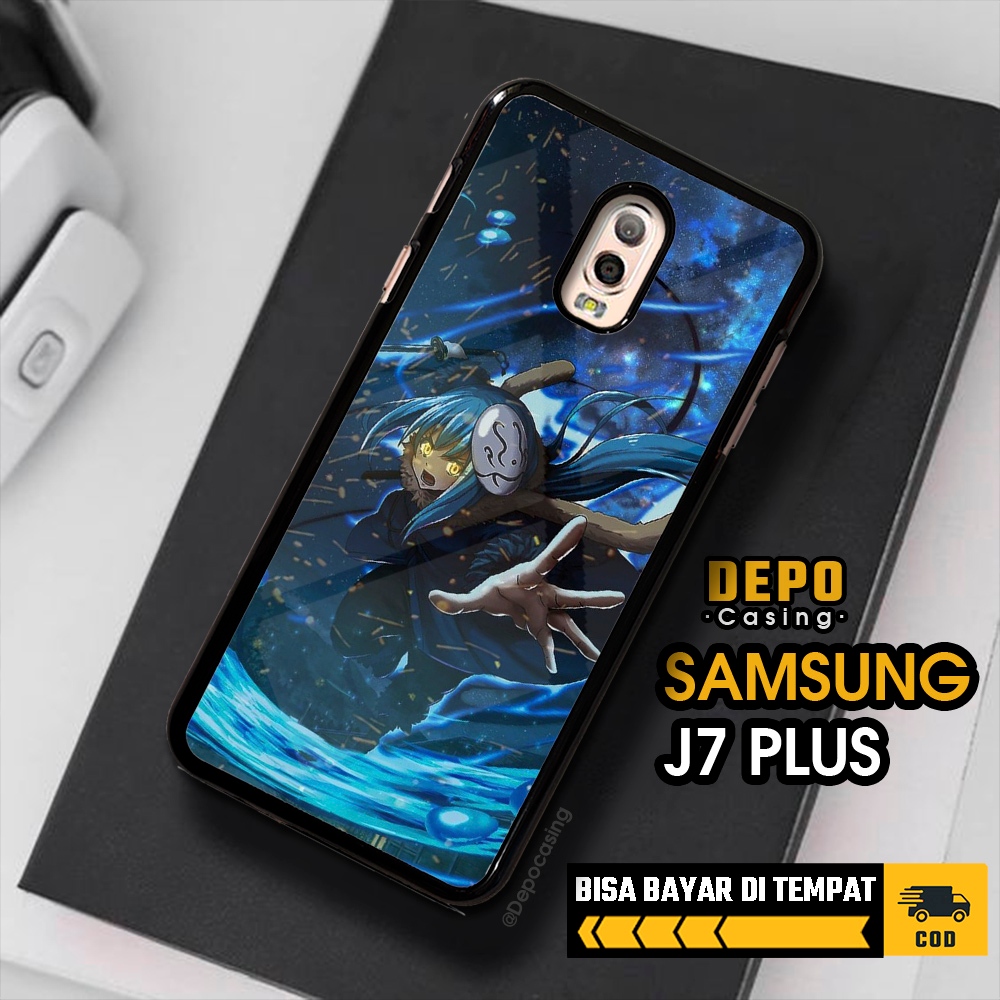 Case Samsung J7 Plus Casing Samsung J7 Plus Casing Depo Casing [RMRU] Case Glossy Case Aesthetic Cus