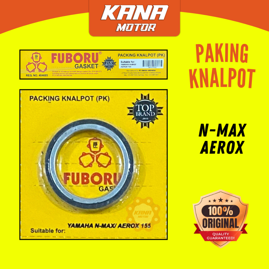 PAKING PACKING RING KNALPOT FUBORU NMAX AEROX 155 FORCE1 ALFA ORIGINAL