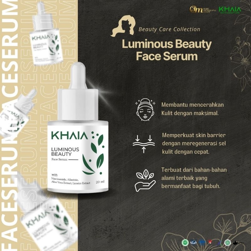 Serum Luminous Beauty Khaia-Serum Wajah 20ml