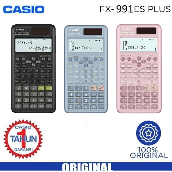 

Casio Original FX 991 ES PLUS - Scientific Kalkulator FX-991ES PLUS cocok untuk sekolah