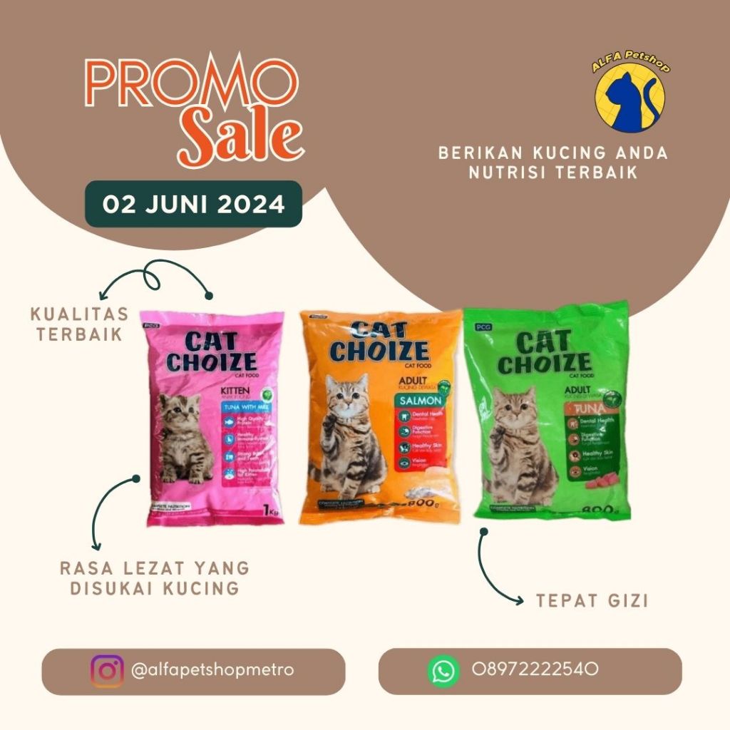 Pakan Kucing Cat Choize