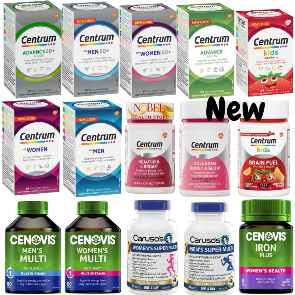Centrum Advance 50+ 100 Tablets australia
