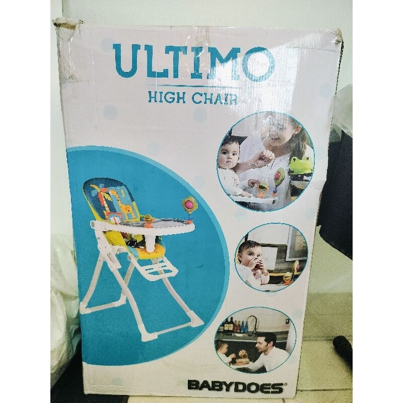 Preloved : Ultimo High Chair / baby Chair Fullbox lengkap