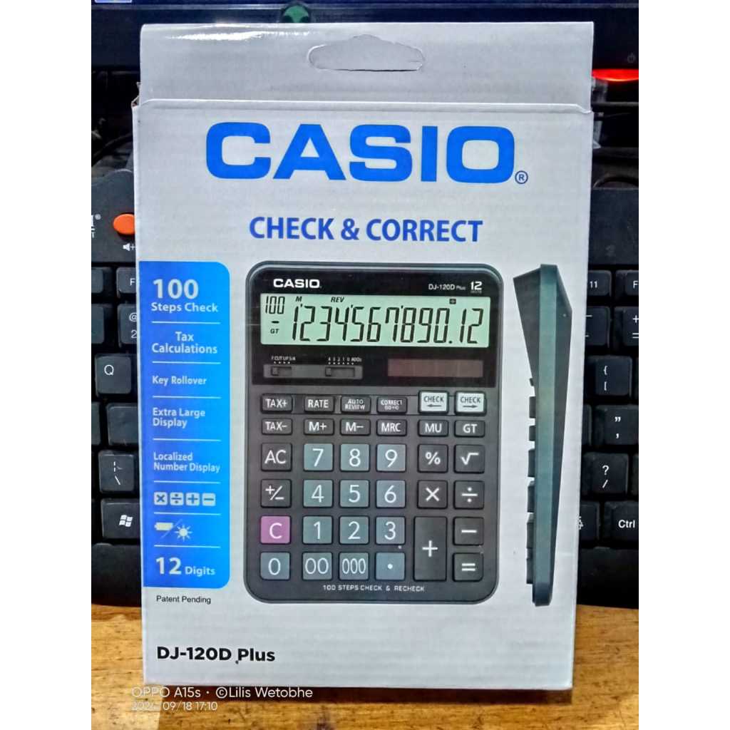 

Kalkulator Casio 12 Digit DJ 120D Plus