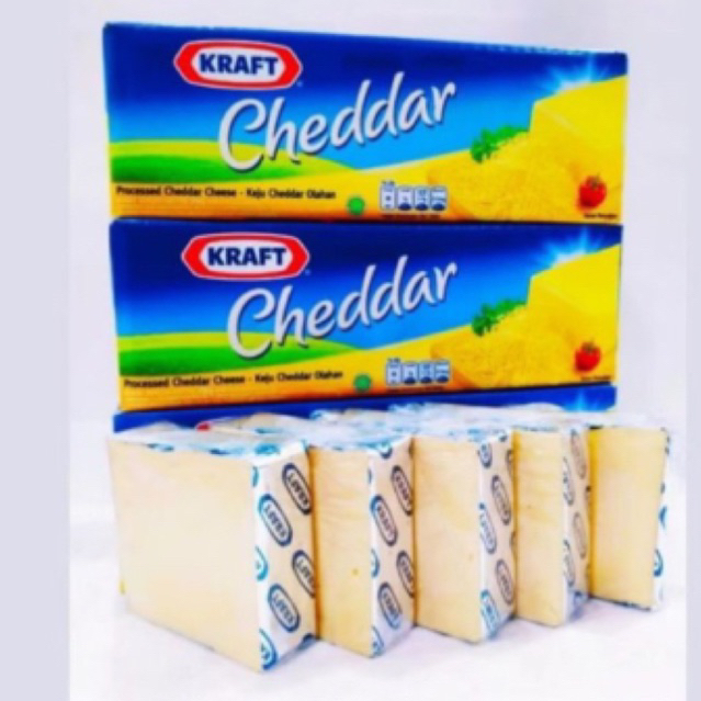 

Keju Kraft Cheddar 2KG Repacking 250gr