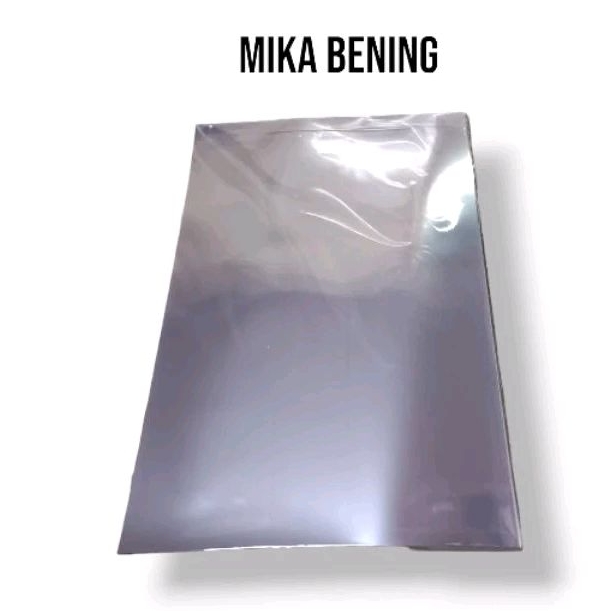 Cover plastik mika jilid bening F4 0.07 folio mika jilid putih (100 lembar)