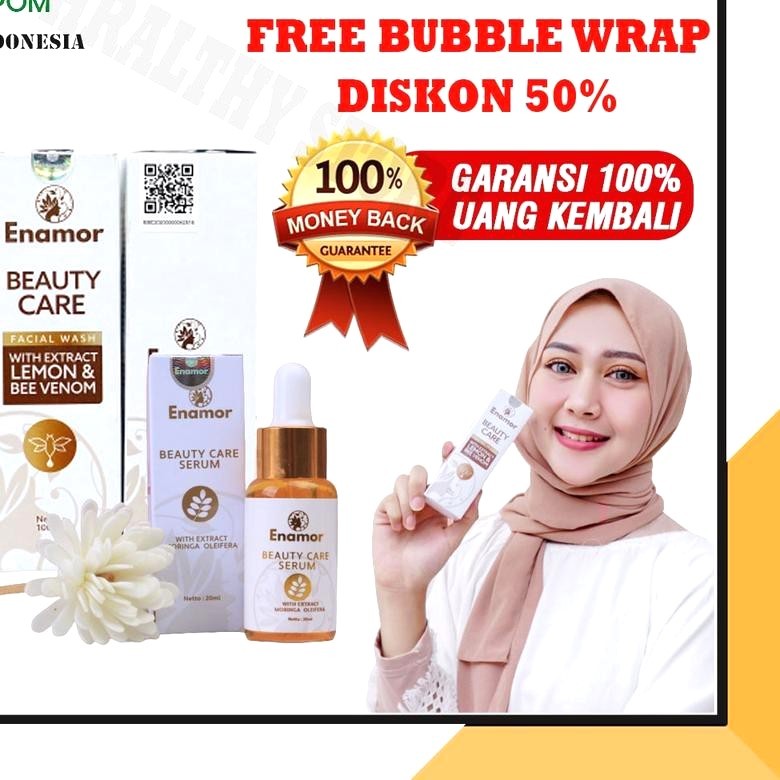 ENAMOR BEAUTY CARE FACIAL WASH ORI BPOM ENAMORE SERUM ORIGINAL PEMBERSIH WAJAH MEMUTIHKAN BISA COD