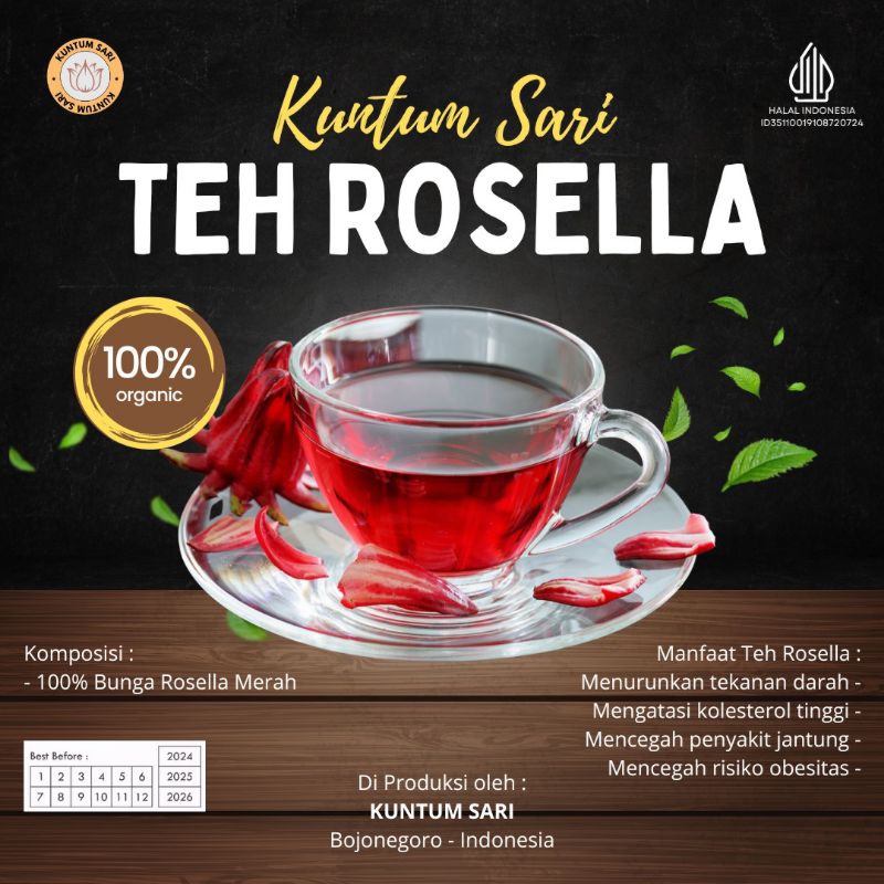 

1Kg Rosella merah kering harga grosir